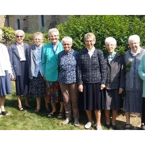 Les sœurs jubilaires de 60 ans de Vie Religieuse