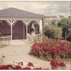 Kiosque de la Maison de Retraite de Châteauboug. Vers 1970