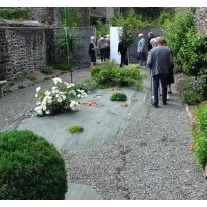 Le jardin d'origine à l'arrière de la maison natale