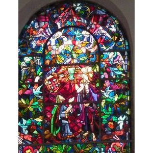 Un vitrail de l'église