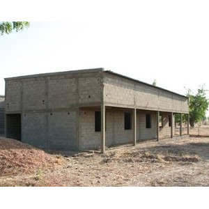 La nouvelle maternité de Salembaoré en construction