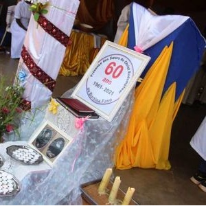 Le trône des 60 ans de présence au Burkina Faso