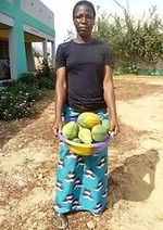 Pascaline prête pour la vente à domicile