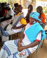 Les invités à l'U.P d'ATD Quart Monde (Ouaga)