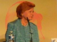 Madame Vaira Vike-Freiberga, ancienne présidente de la Lettonie