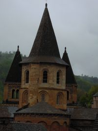 Le chevet de l'abbatiale de Conques