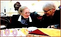 Sr Marie Angèle Fauvel avec notre centenaire