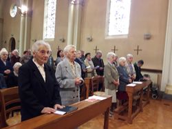 Les religieuses à la chapelle
