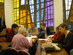 Un groupe au travail