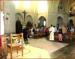 veillée mariale soir du 5 Juillet, église de Liffré