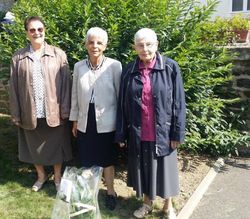 Les jubilaires d'or : Monique, Annick, Annick-Marie