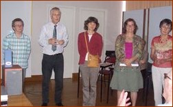 Sr Colette, Mr Launois, Patricia, Hélène, Colette