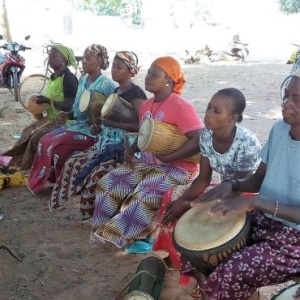 Lors de la répétition de chant
