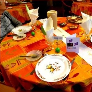 Table bien parée