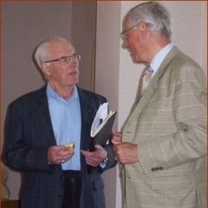 Mr Jamin, ancien Président de l'Association et Mr Cortyl, représentant de la congrégation
