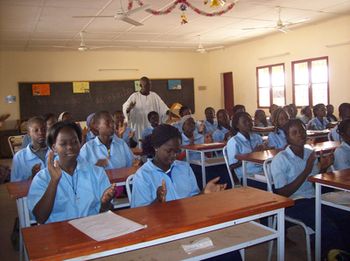 Au Centre social Anne Boivent de Ouagadougou