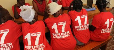 Rassemblement pour refuser la misère, le 17 octobre