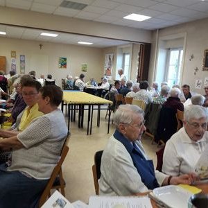 Un repas convivial et animé
