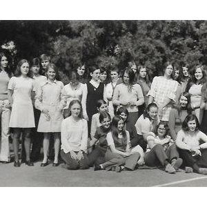 E - Avec ma classe de 1e A vers 1972