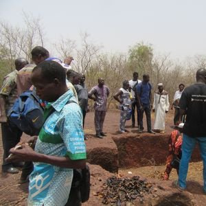 Le groupe visite la forêt de Mr Yacouba