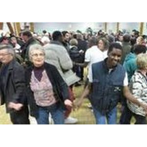 Fête organisée pour et avec les migrants du centre d'accueil de Beaucé