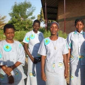 Le groupe des Postulantes des Sœurs du Christ Rédempteur