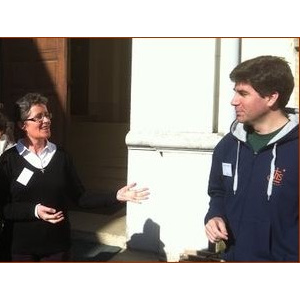 P. Thierry, Fr Grégoire : intervenants ; et Sr Anne-Claire : service media de la Corref