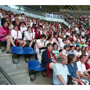 Une des tribunes des Confirmands
