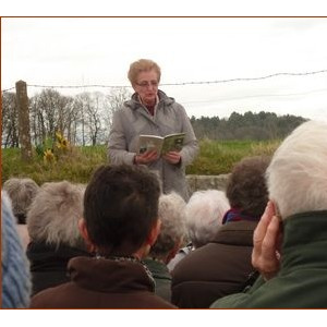 Sr Madeleine P. fait la lecture du récit écrit par Anne Boivent elle-même sur son expérience spirituelle des Rameaux 1793
