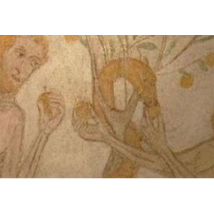 Adam et Eve et le serpent tentateur