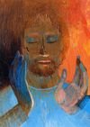 Christ. Peinture d'Arcabas