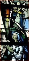 Marie, docile à l'Esprit-Saint. Annonciation, chapelle de Rillé-Fougères