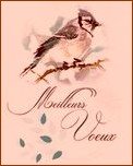 C'est la carte de vœux reçue de Bernadette C'est la carte de vœux reçue de Bernadette