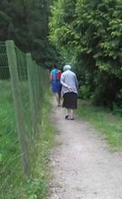 Sur le chemin de randonnée