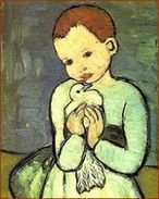L'enfant à la colombe. Picasso.