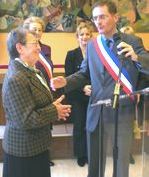Décoration par Mr le Maire de La Garenne-Colombes