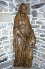 Sainte Anne, statue en bois, Rillé-Fougères Sainte Anne, statue en bois, Rillé-Fougères