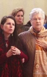 Brigitte et son accompagnatrice : Sœur M. Alberte
