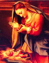 Adoration du Christ enfant, Corregio, 1489-1534