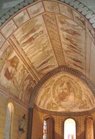 Fresques du chœur de l'église de Lignères de Touraine Fresques du chœur de l'église de Lignères de Touraine