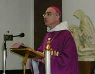 Mgr Souchu lors de l'homélie