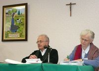 P. Sionneau et Sr Madeleine, Supérieure Générale