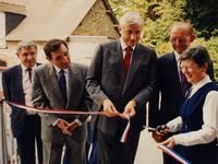La Guilmarais de Vitré : Inauguration du bâtiment de 1988 La Guilmarais de Vitré : Inauguration du bâtiment de 1988