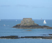 Vue des remparts de Saint Malo