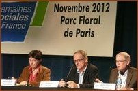 Jean-Pierre Rosa (à droite), Véronique Margron (à gauche) Jean-Pierre Rosa (à droite), Véronique Margron (à gauche)