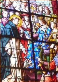 St Vincent Ferrier accueilli à Vannes par le Duc de Bretagne Jean V St Vincent Ferrier accueilli à Vannes par le Duc de Bretagne Jean V