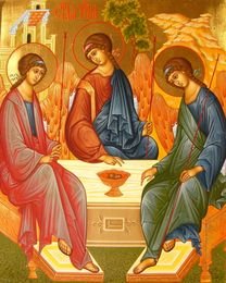 La Trinité. Icône orthodoxe La Trinité. Icône orthodoxe