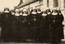 Communauté des Sœurs en 1961, avec la Supérieure : Sr M. de St Gabriel (Joséphine Antin)