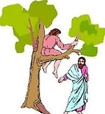 Voyant Zachée, Jésus s'arrête Voyant Zachée, Jésus s'arrête