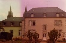 Hospice de Pontmain avant 1970, côté jardins